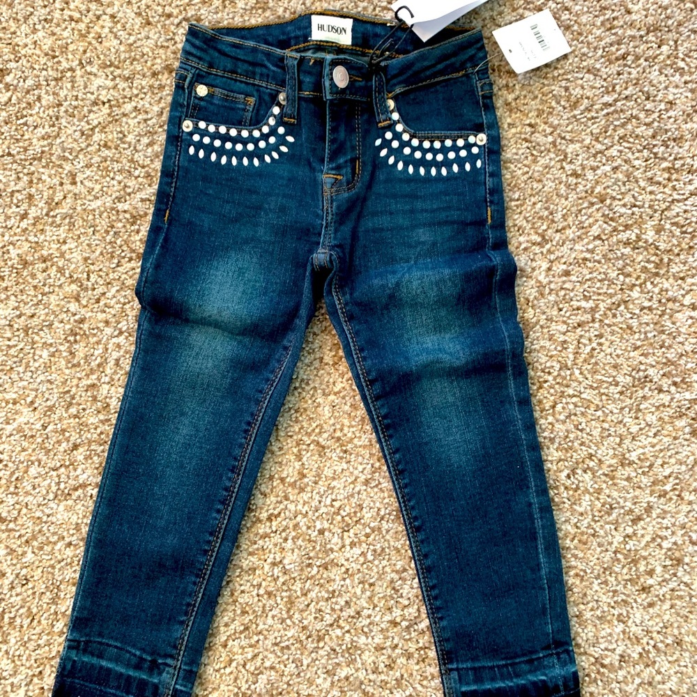 Hudson kids Adeline rhinestone jeans -size 4